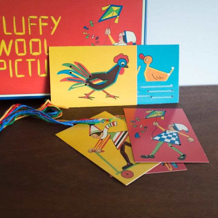 NEW Retro Fluffy Wool Pictures Kit