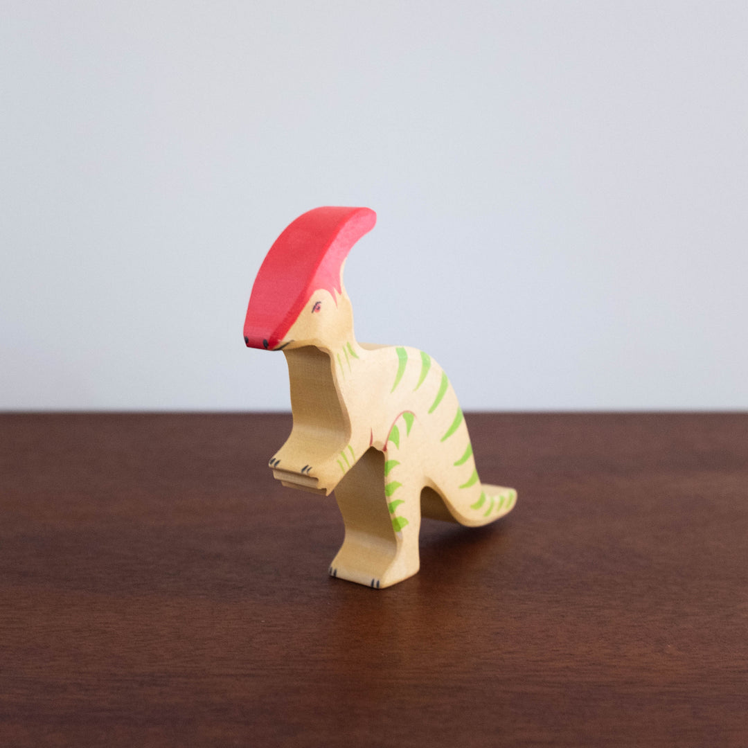 Holztiger Parasaurolophus Dinosaur
