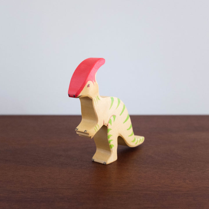 Holztiger Parasaurolophus Dinosaur