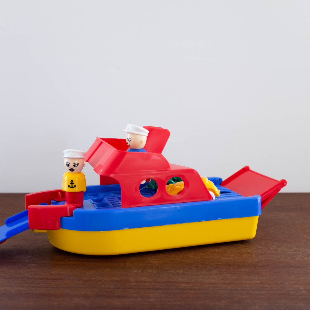 NEW Retro Jumbo Ferry Boat with Cars Set
