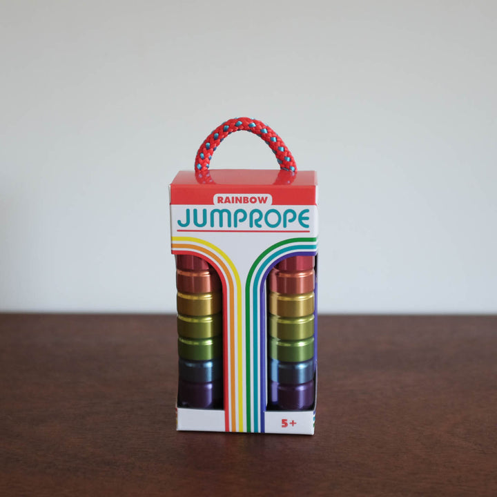NEW Retro Rainbow Tin Jump Rope
