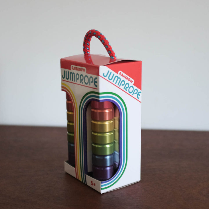 NEW Retro Rainbow Tin Jump Rope