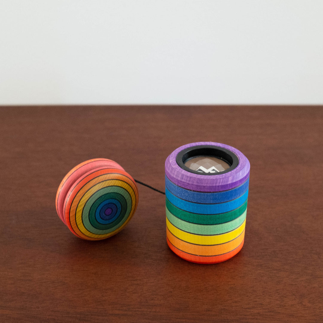NEW Wooden Rainbow Yo-Yo