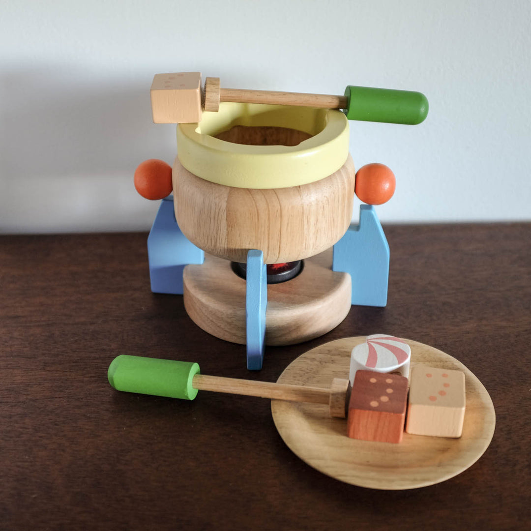 Wooden Fondue Play Set