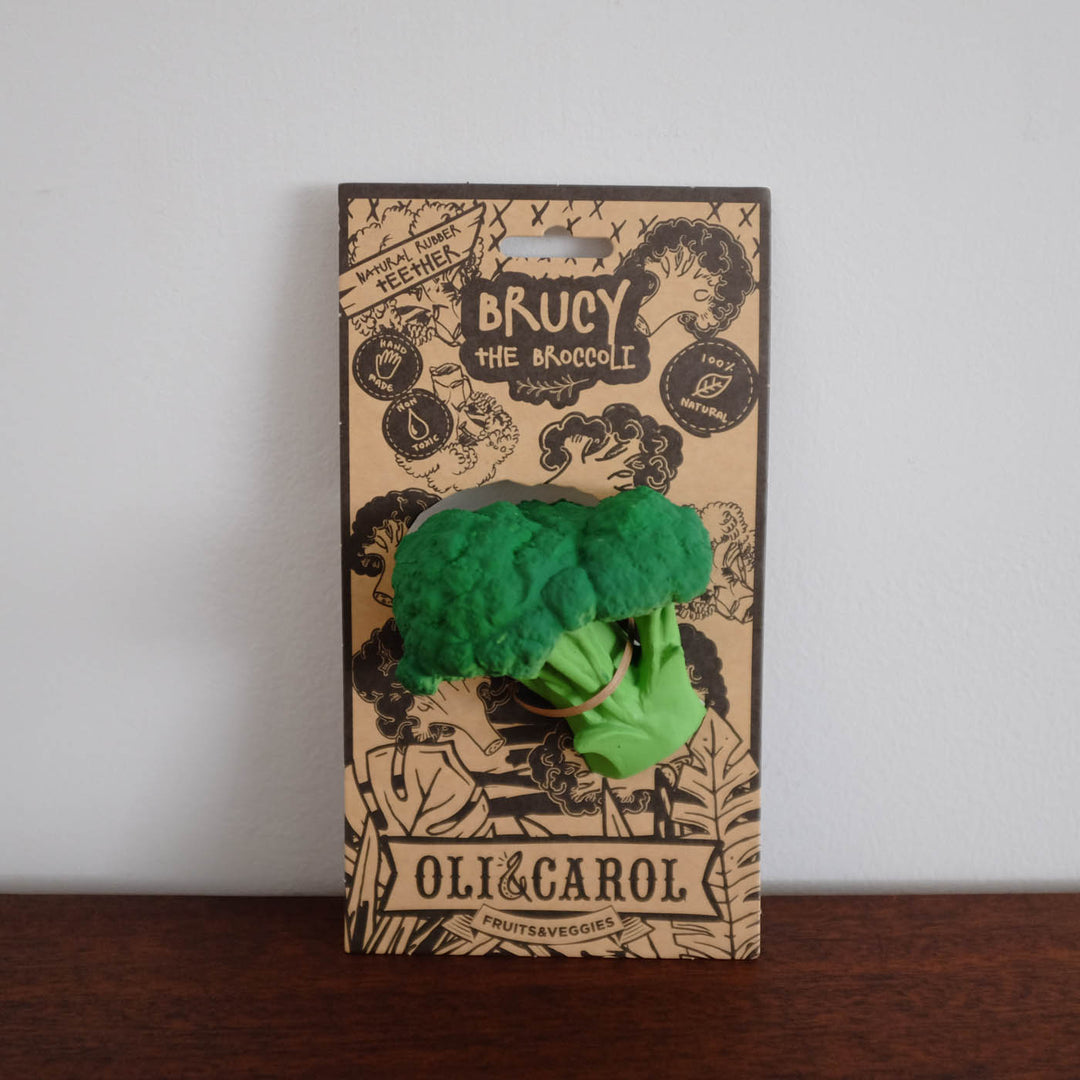 Brucy the Broccoli Veggie Teether Toy