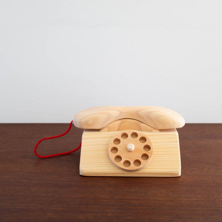 NEW Wooden Telephone Toy- No Bell