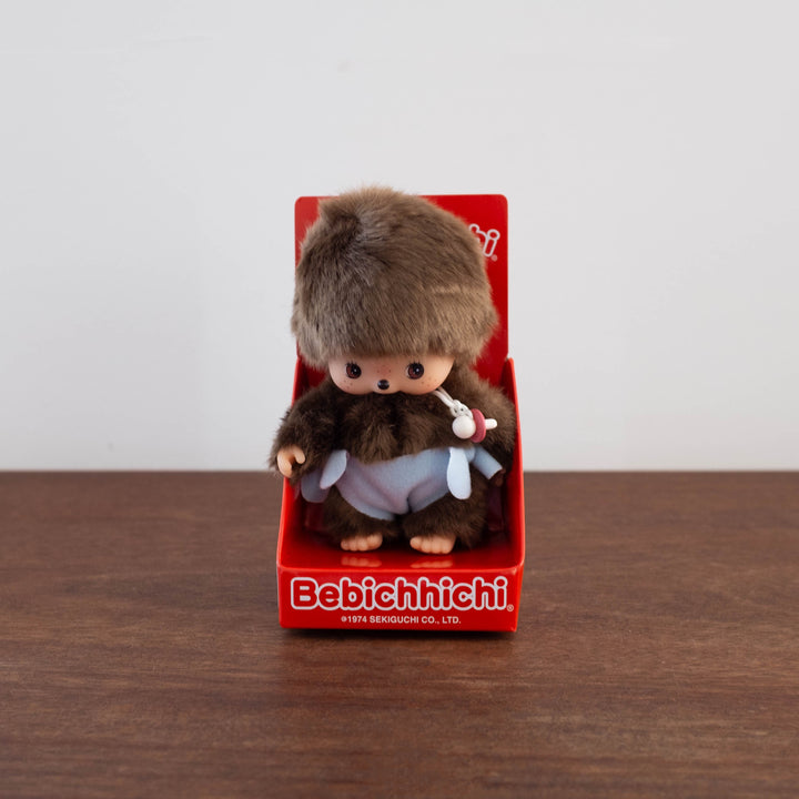 Monchhichi Bebichhichi Doll- Diaper Blue