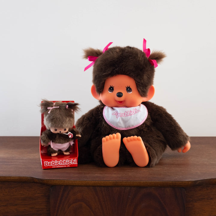 Bebichhichi Monchhichi Doll- Diaper Pink