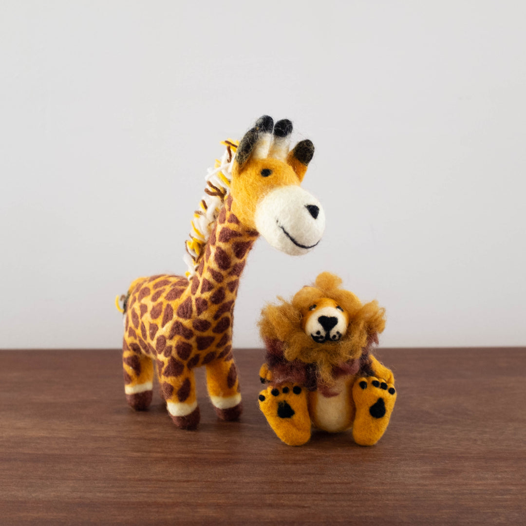 Wool Felt Lion Doll