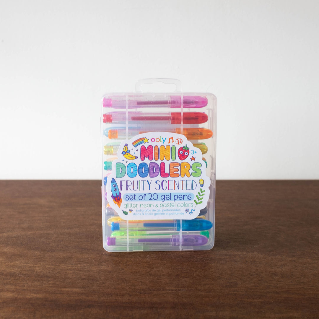 Mini Doodlers Fruity Scented Gel Pens - Set of 20