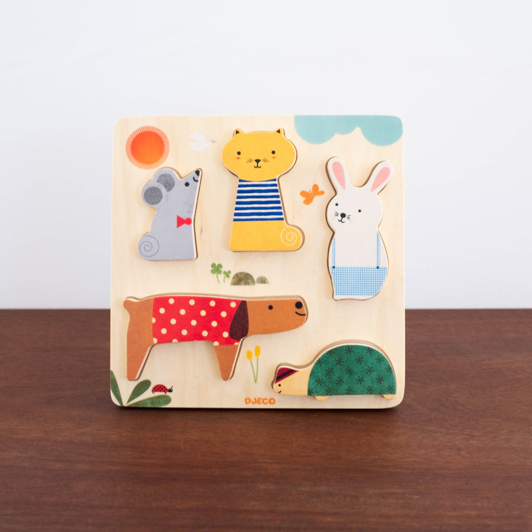 NEW Animals Puzzle Set- Woodypets