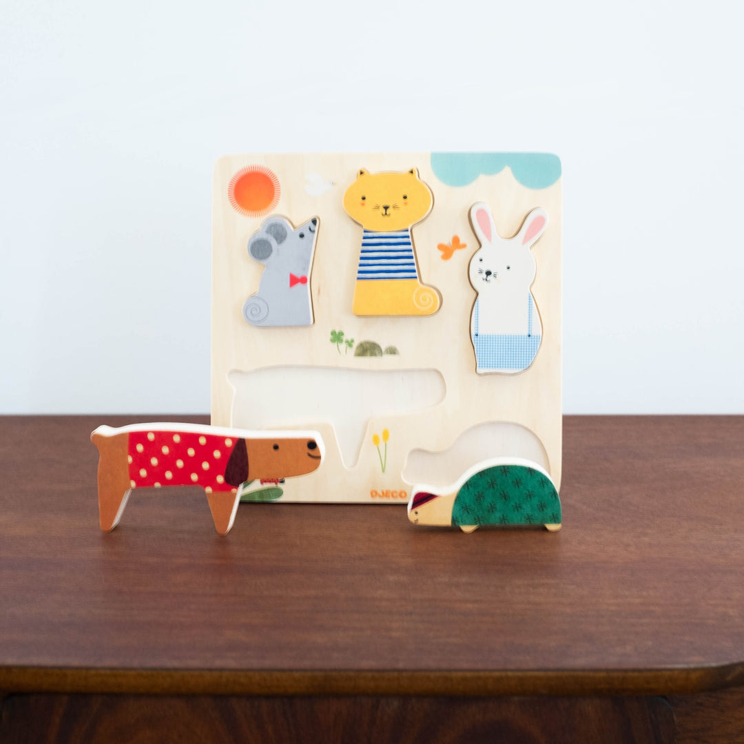 NEW Animals Puzzle Set- Woodypets