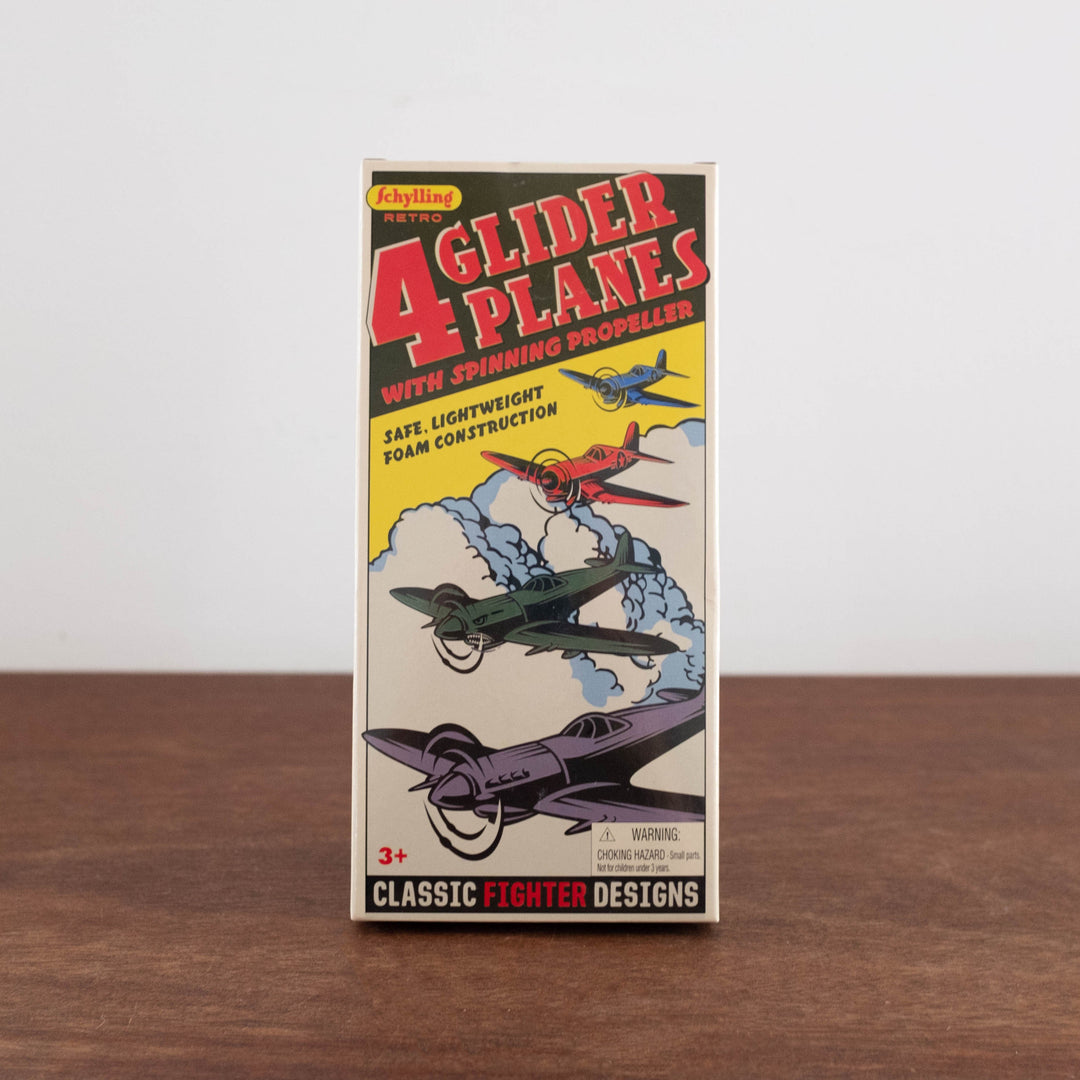 Retro Glider Planes- Set of 4 Kit