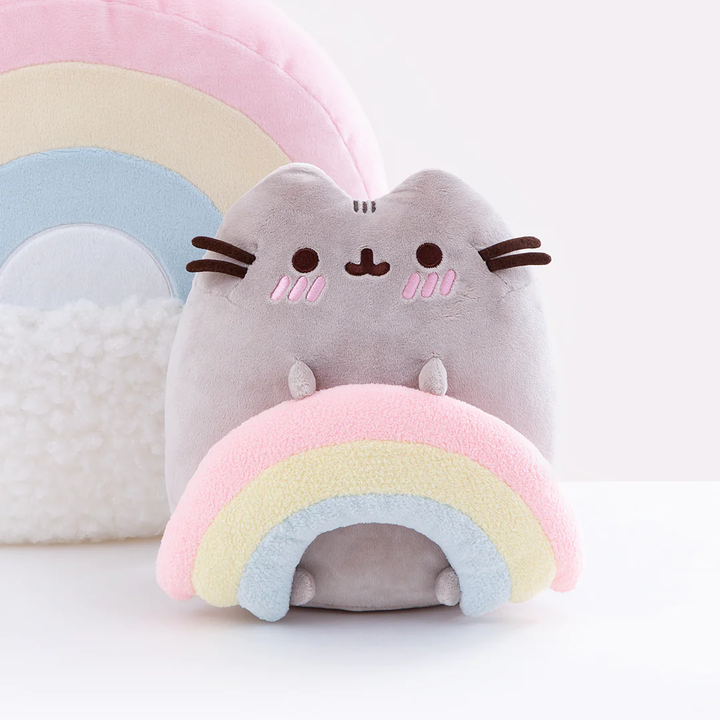 Pusheen with Rainbow Doll