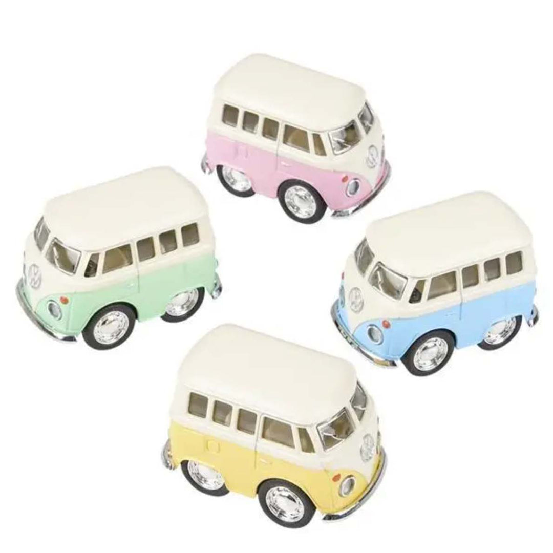 Die Cast Metal Cars: Mini 2" Volkswagen Bus