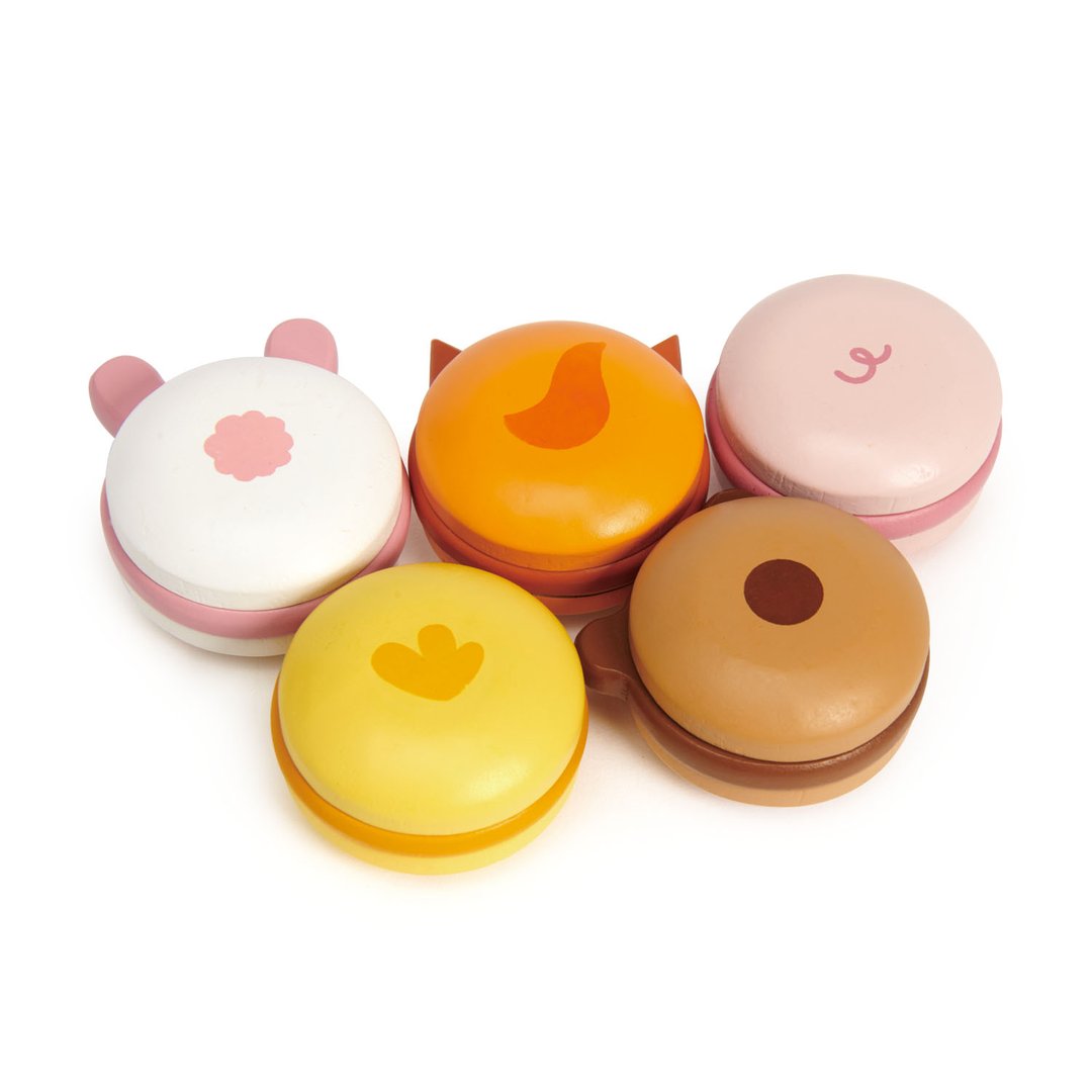 Wooden Animal Macarons