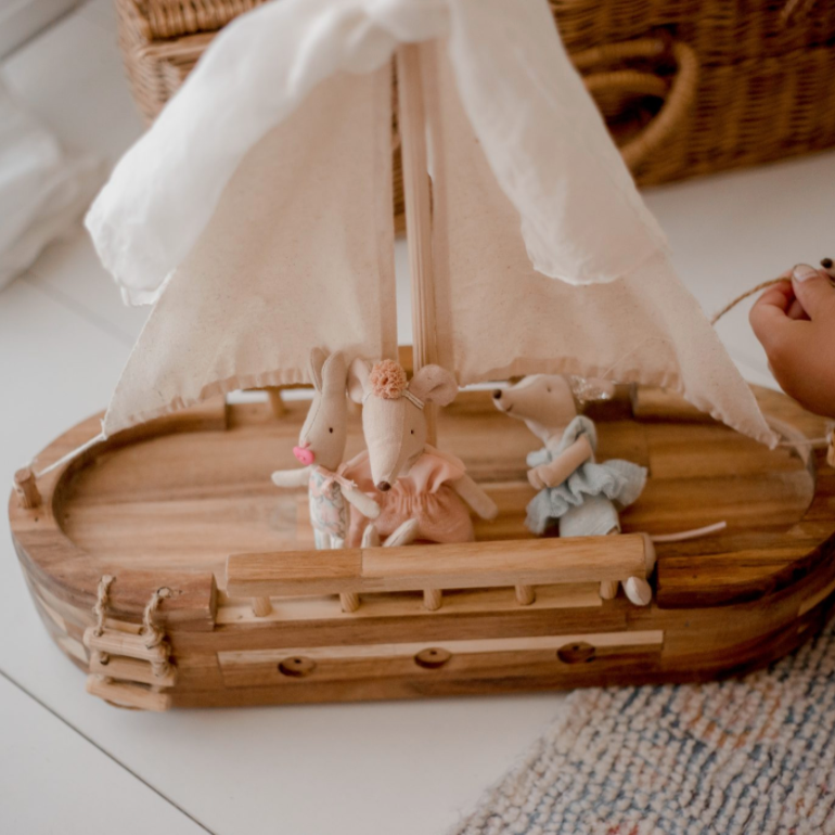 Wooden Adventure Ship Set
