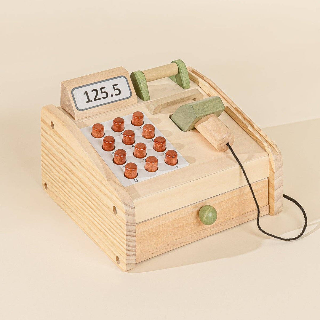 NEW Wooden Pastel Cash Register