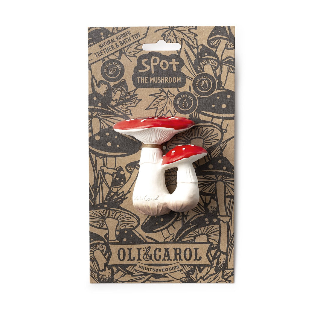 NEW Spot the Mushroom Teether Toy