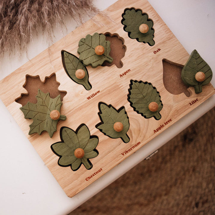 Wooden Leaf Puzzle