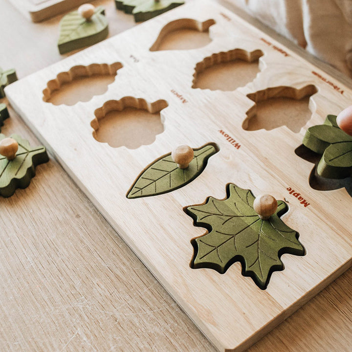 Wooden Leaf Puzzle