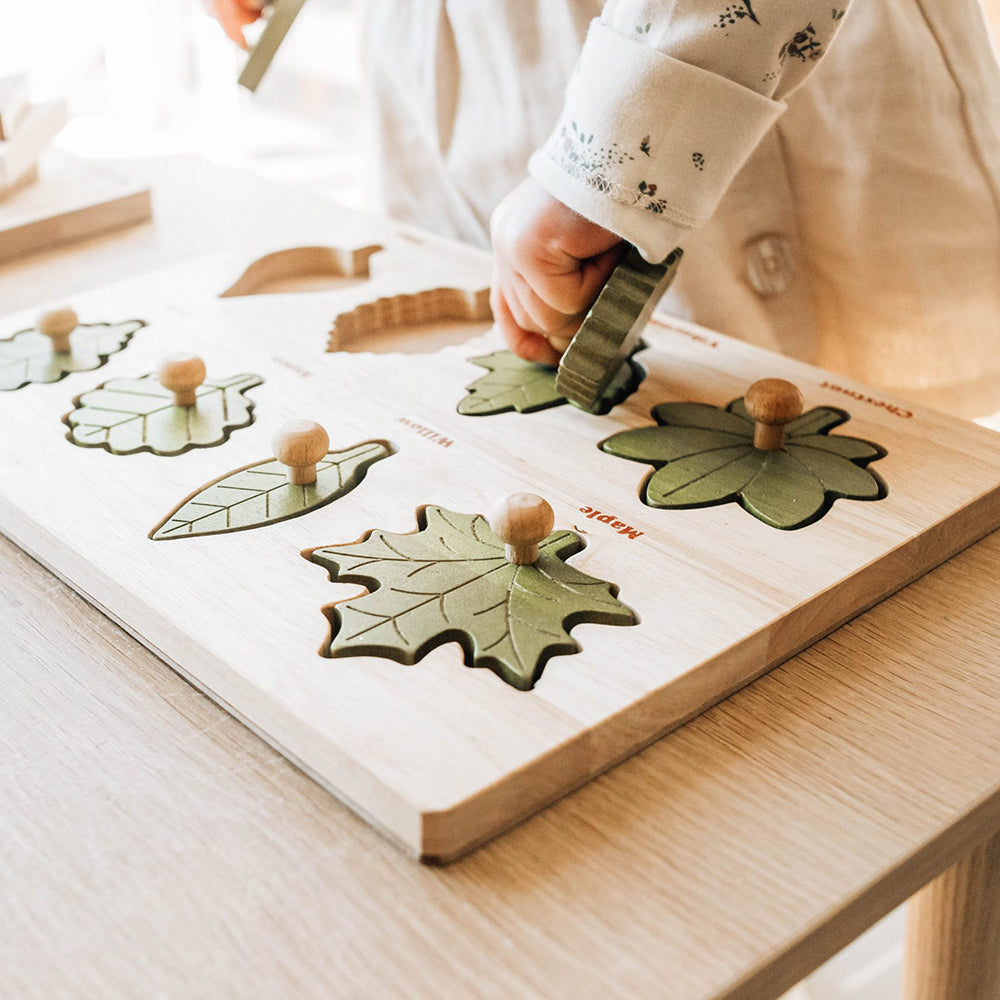 Wooden Leaf Puzzle