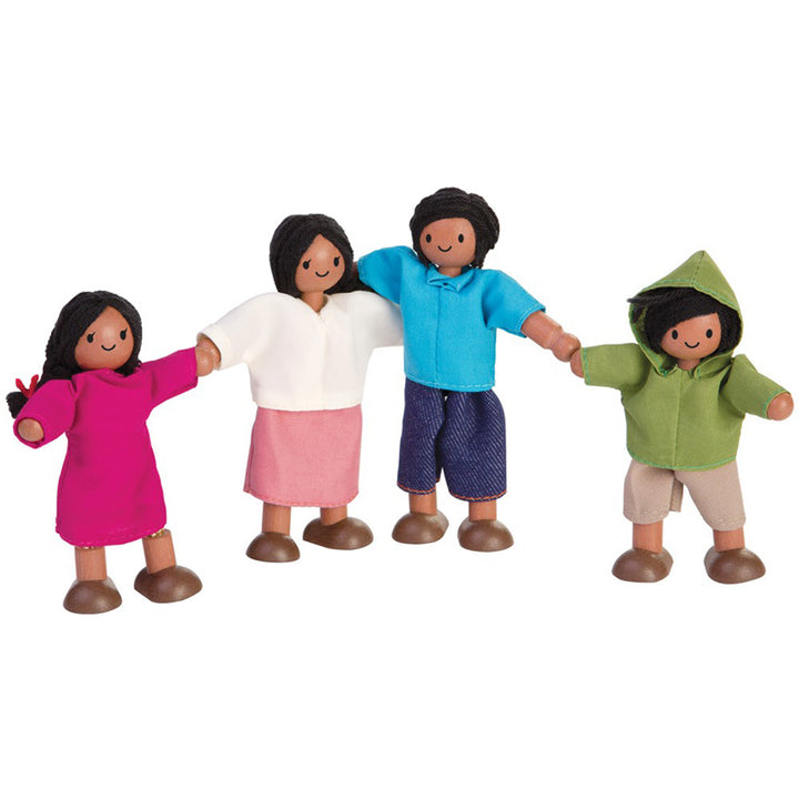 Wooden Doll Family Set- Hispanic